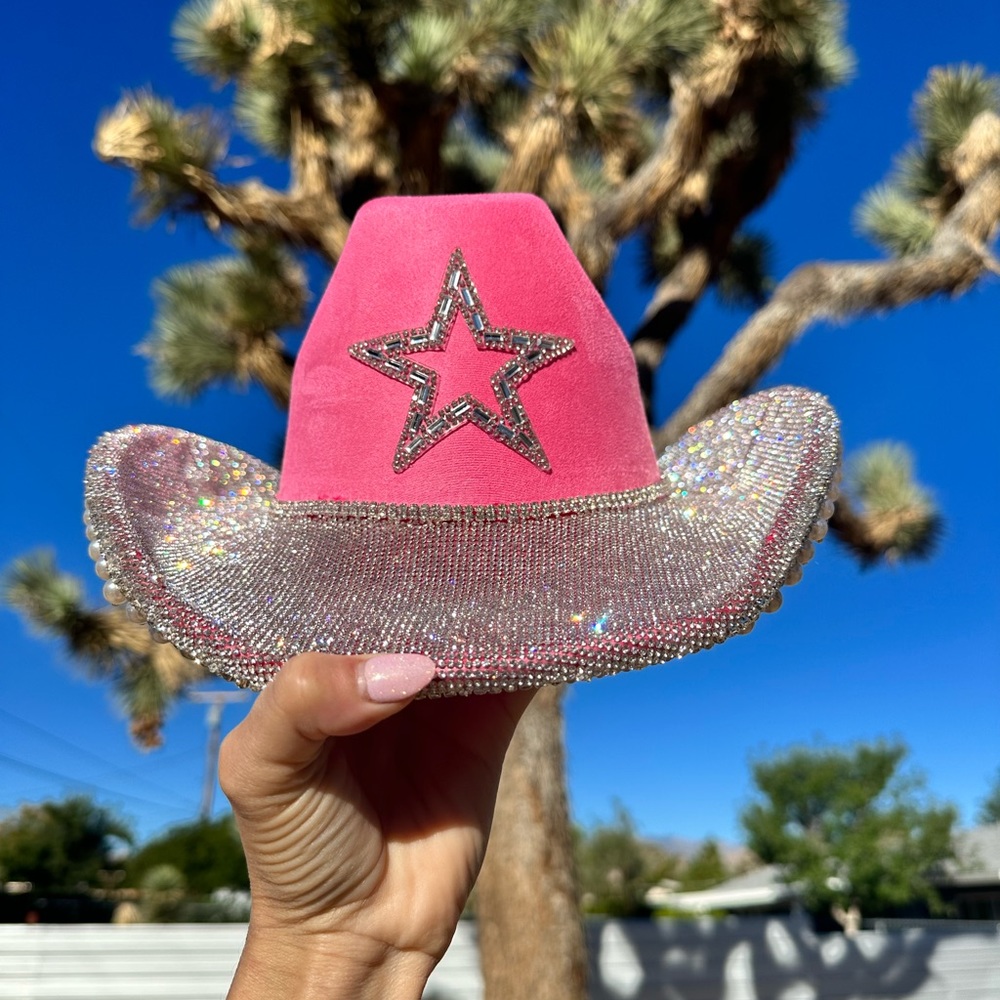 COPY - Barbie Halloween rhinestone cowgirl hat